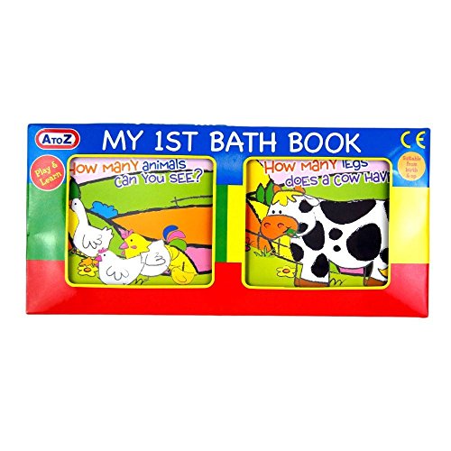 My 1st First Bath Book Baby Toddler Bathtime Play Floating Educational Toy