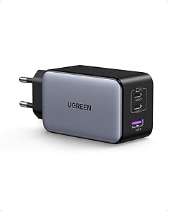 UGREEN Nexode X USB C Charger 100W Mini GaN Charger 3-Port PD Power Supply Compact Fast Charger PPS 45W Compatible with MacBook Pro, iPhone 17 Air, 16, Galaxy S25 Ultra