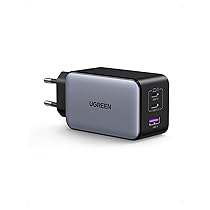 UGREEN Nexode Caricatore USB C 100W, Caricabatteria Multiporte GAN Compatibile con Samsung Galaxy S25 Ultra, MacBook Pro, Air, iPad, iPhone 17 Pro Max Air, Serie 16-12, Steam Deck