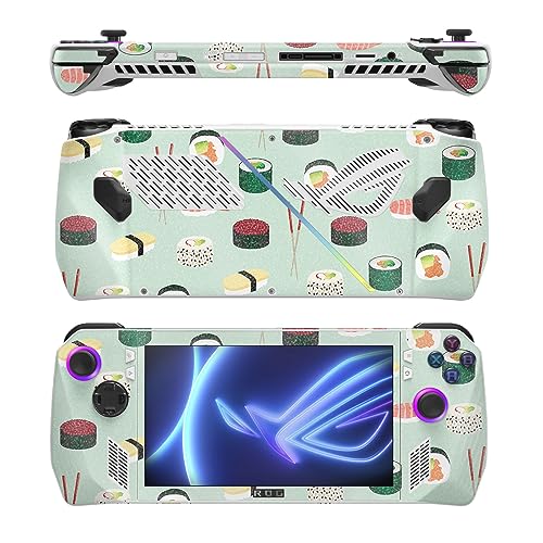 Image of MightySkins Glossy Glitter Skin Compatible with Asus ROG Ally - Sushi | Protective, Durable High-Gloss Glitter Finish | Easy to Apply, Remove, and Change Styles