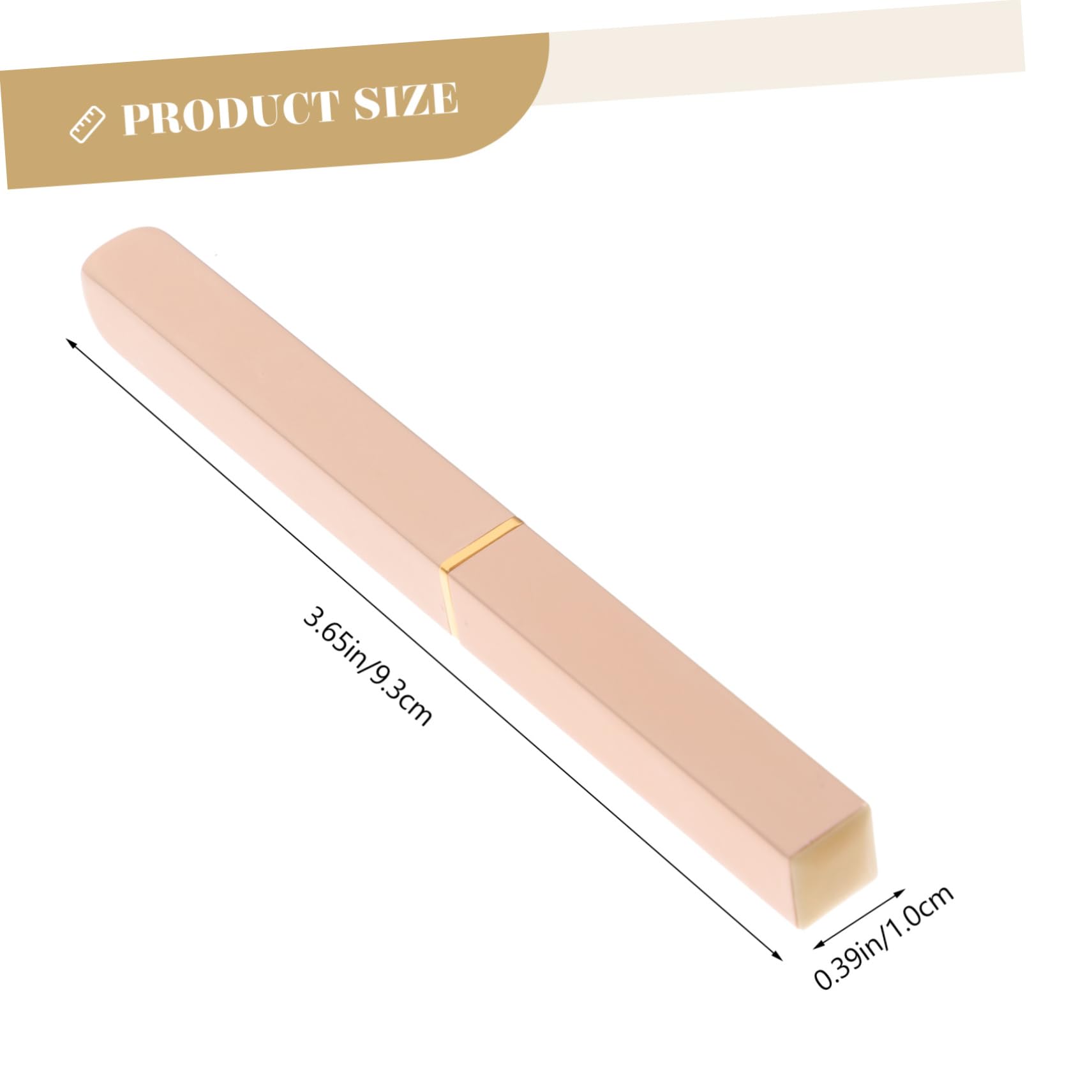 PartyKindom 2PCS Retractable Lip Brush Portable Makeup Tool with Telescopic Nylon Fiber Bristles for Precise Lip Application for Travel and Daily Use