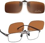 TERAISE Polarized Clip on Sunglasses Over Prescription Glasses Anti-Glare UV400 for Men Women Driving Travelling Outdoor