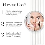 NOURISH MANTRA Jet Gaze Kajal Urban Rani - Combo - Black & Black 0.35g/ with Almond Oil, Argan Oil & Vitamin E/Intense Pigmentation/Smudge Proof/Water Proof/Long Lasting - Image 4