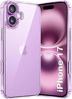 TheGiftKart Ultra-Hybrid Crystal Clear Back Case Cover for iPhone 17 | Shockproof Design | Camera Protection Bump | Hard Clear Back | Bumper Case Cover for iPhone 17 (PC & TPU, Transparent)
