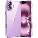 TheGiftKart Ultra-Hybrid Crystal Clear Back Case Cover for iPhone 17 | Shockproof Design | Hard Back Cover Case for iPhone 17 (PC & TPU, Transparent) gallery image