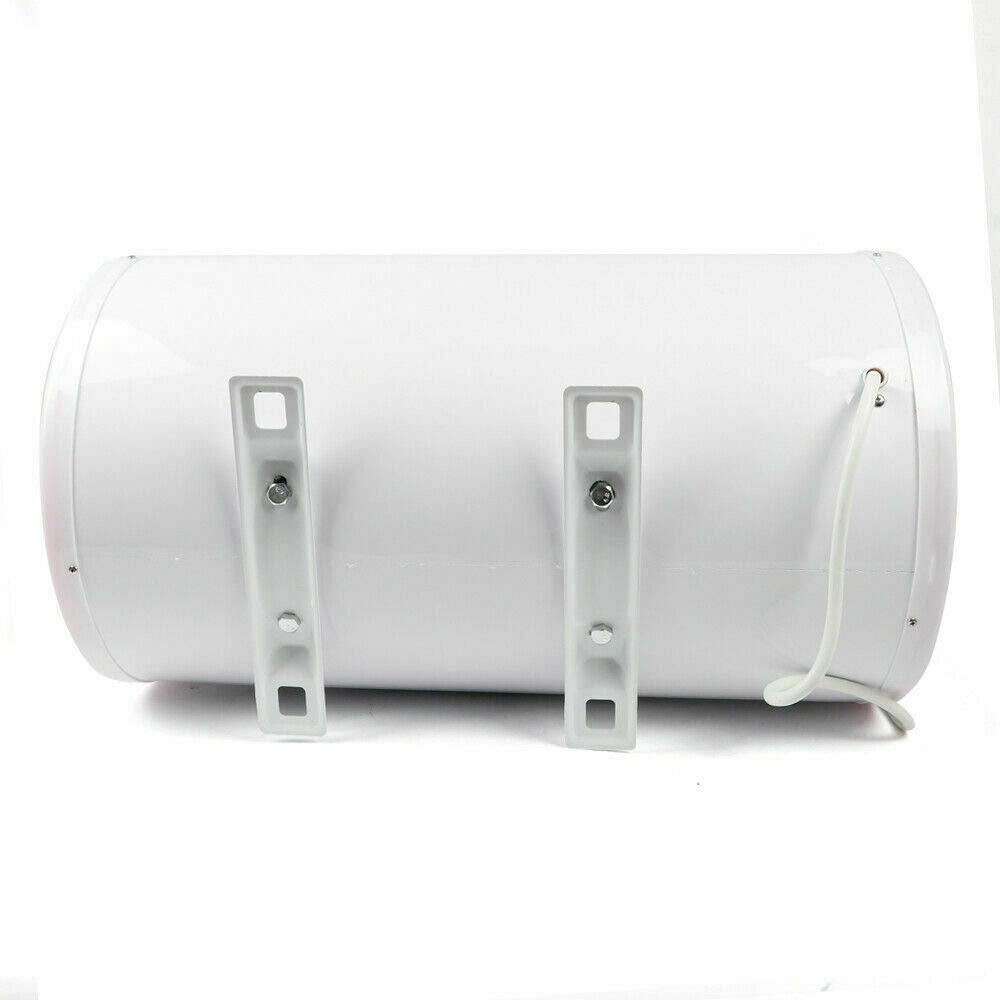 Scaldabagno elettrico da 50 l, con indicatore di temperatura a LED, caldaia da 2000 Watt, orizzontale, a parete