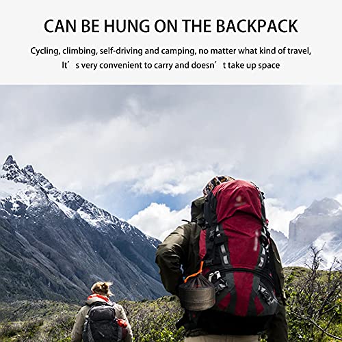 Phsmoo Outdoor Ultralight Camping Cookware Sundries Kit 12 Pieces Of Lightweight Aluminum Pot Kit, Stackable Pots And Bowls With Storage Bags,Hiking #TOP5