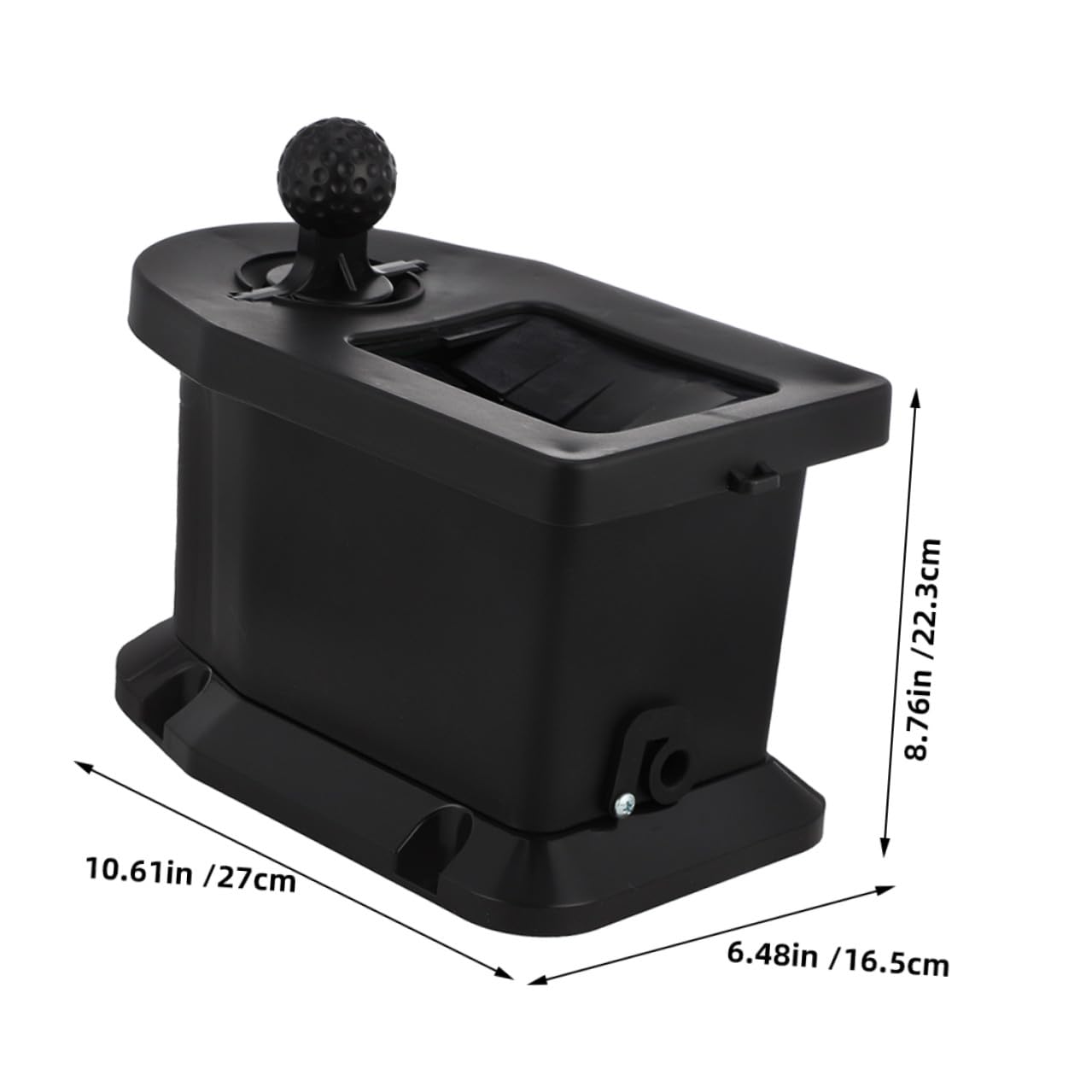 Golf Club Cleaner Handheld Ball Washer Manuelle Reinigung ohne Strom für Golfer Zubehör Schwarz