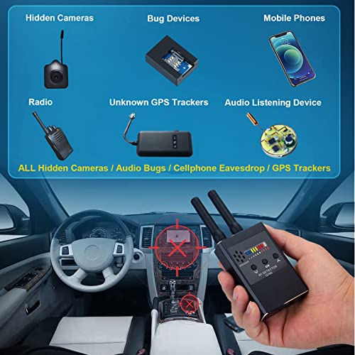 Détecteur de Signal RF sans Fil, Caméra Haute Sensibilité GPS Tracking Device Bug Detector for GPS Listening Device… - Image 6