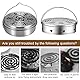 FYting Mückenspirale Halter,Mückenspirale Behälter Metall räucherspiralen Halter with Cover and Handle Round Metal Incense Box for Home Insect Repellent Rack for Home Outdoor Camping Traveling Hiking