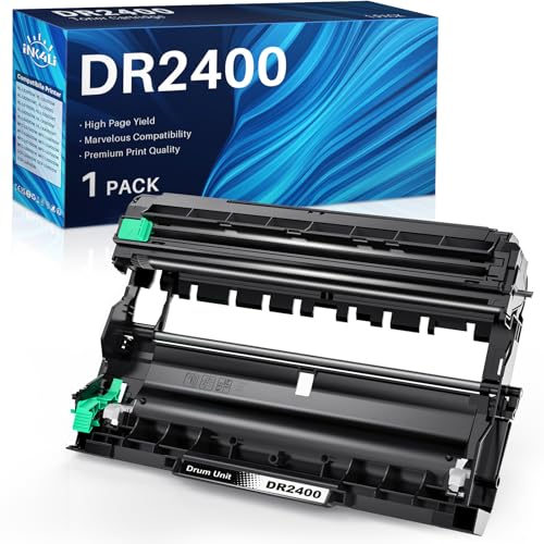 INK4U DR2400 Tambor Compatible para Brother DR2400 para Brother HL-L2375DW HL-L2370DN HL-L2350DW MFC-L2750DW MFC-L2710DW DCP-L2550DN DCP-L2530DW