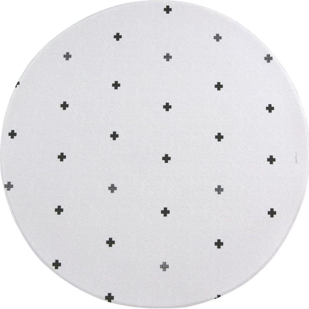 Tapis Bébé Rond Dwinguler Little Prince 1,38 X 1,38 M - Épaisseur 1,5 Cm, Antidérapant, Sans Substances Nocives - Pour Intérieur Et Extérieur