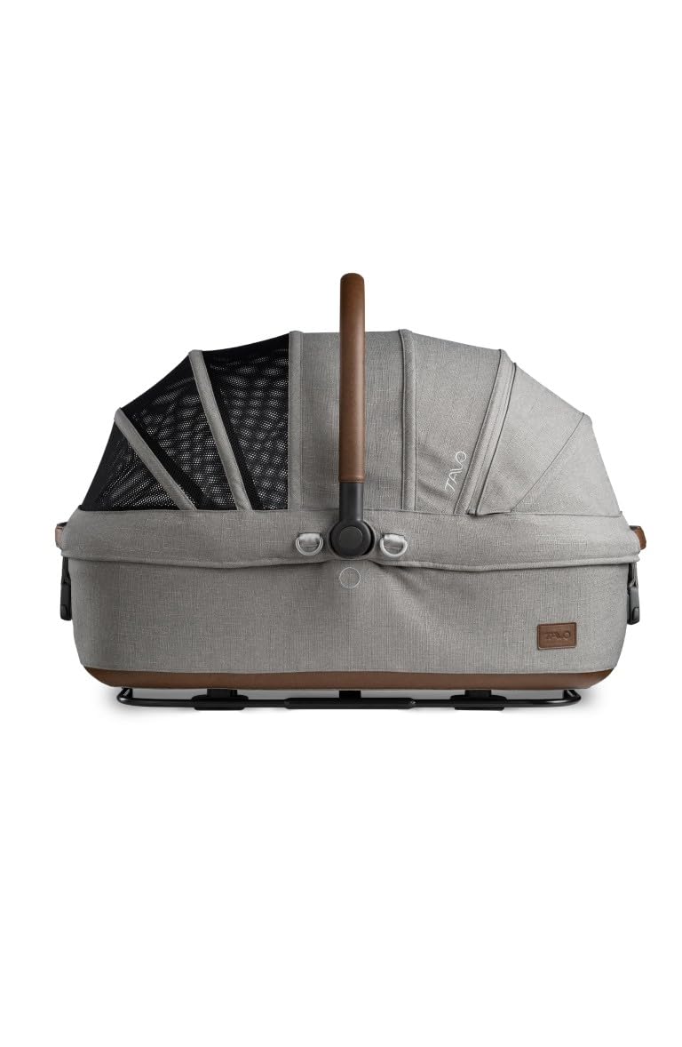 Tavo Maeve Medium Rigid‑Griff Haustier‑Autositz mit ISOFIX‑Bodenplatte, 2 Matratzenauflagen, Geeignet für Hunde & Katzen bis 13,6 kg (Merle)