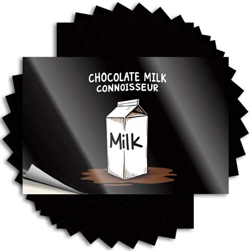 Sticker - Core Bottle A Carton of Milk with Chocolate Stains. for Teacher Core(8X12CM)