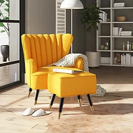 Image of Modern Armchair Single Sofa Chair for Small Apartments, Chair for Living Room Bedroom