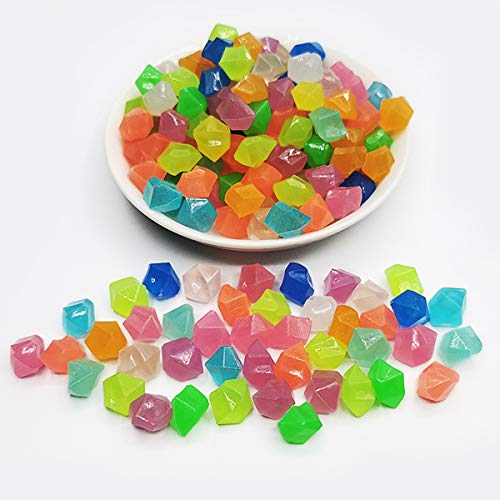 image for Oubest Fish Tank Decorations Rocks Little Glow in The Dark Aquarium St