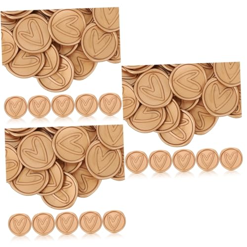 Sceau de cire autocollant cœur NUOBESTY lot de 50 stickers de laque pour enveloppe