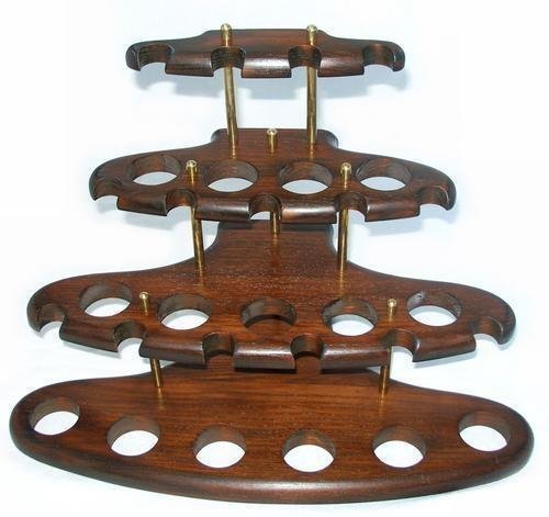 Amazon.co.jp: 木製スタンドfor 15喫煙パイプ|パイプスタンド