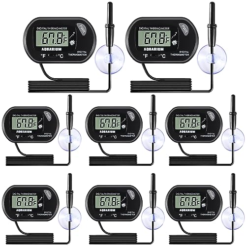 Thermomètre pour aquarium et terrarium de tortue avec sonde étanche lot de 8