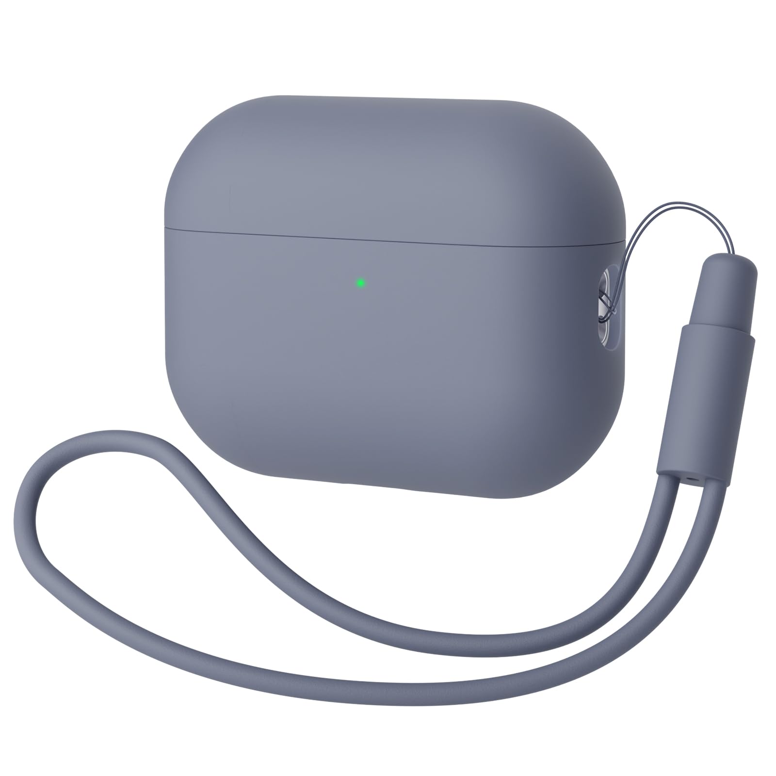 Funda Silicona Compatible con AirPods Pro 2.ª Generación, Ultradelgada Fundas Protectora de Silicona para AirPods Pro 2.ª Generación 2022,Menta Verde/Lavanda(2PCS) - 3
