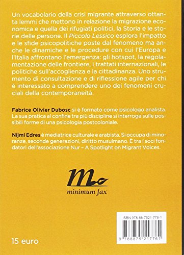 Piccolo lessico del grande esodo. Ottanta lemmi