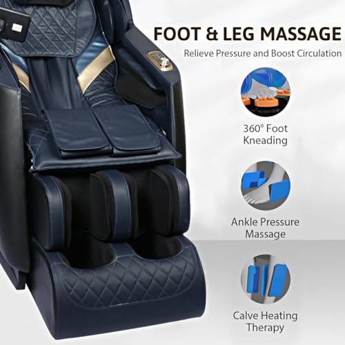 Image of R10 Massage Chair for Comfort and Relaxation | 7D Massage Technology, Intelligent AI Body Scan, Advanced SL Track System | Zero Gravity Positioning & Bluetooth Speaker | Voice Control