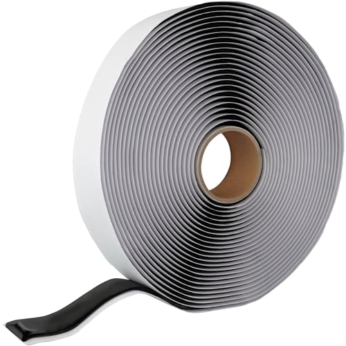 Image of Rv Window Butyl Tape Sealant: Outside Adhesive Seal Butyl Rubber Tape for Car Rv Windows Door Windshield - 1 /8 inch inch X 3 /4 inch inch X 30' Waterproof Glue Black Repair Tape