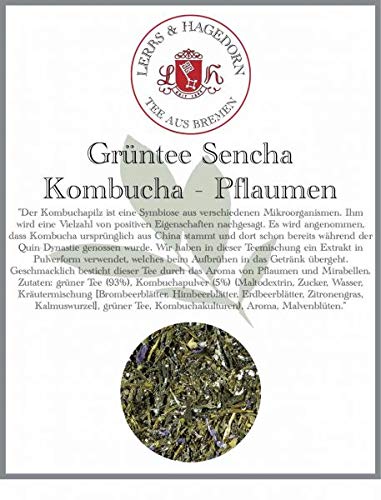 Té verde Sencha Kombucha 1 kg – ciruela
