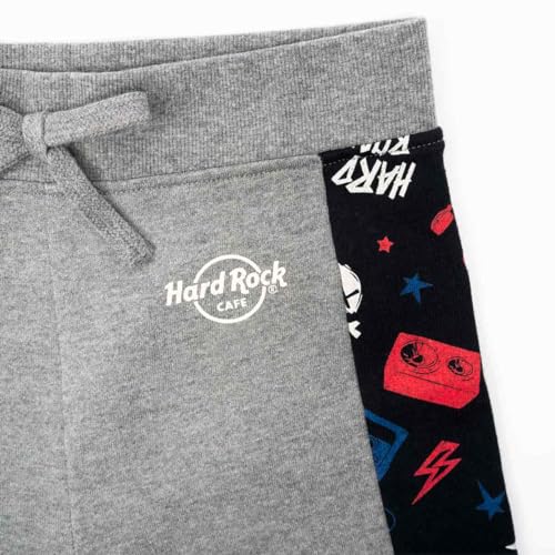 Hard Rock Youth Kids Unisex Side Stripe Joggers Gray3