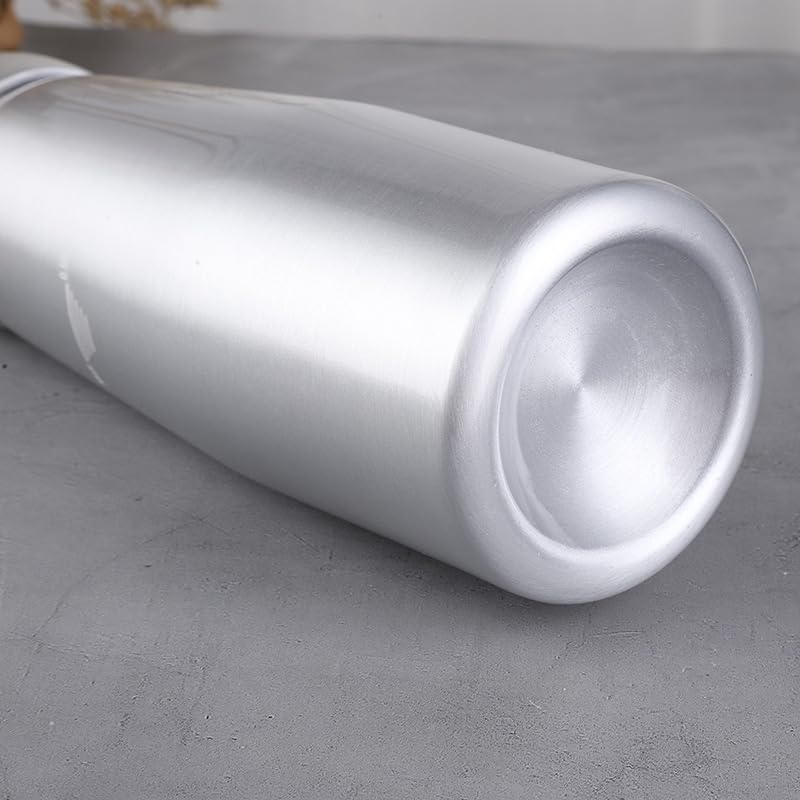 Dispenser per panna montata, grande capacità, in acciaio inox, per dessert, bevande e cottura, facile da pulire, strumento professionale per montare (ugello in acciaio inox)