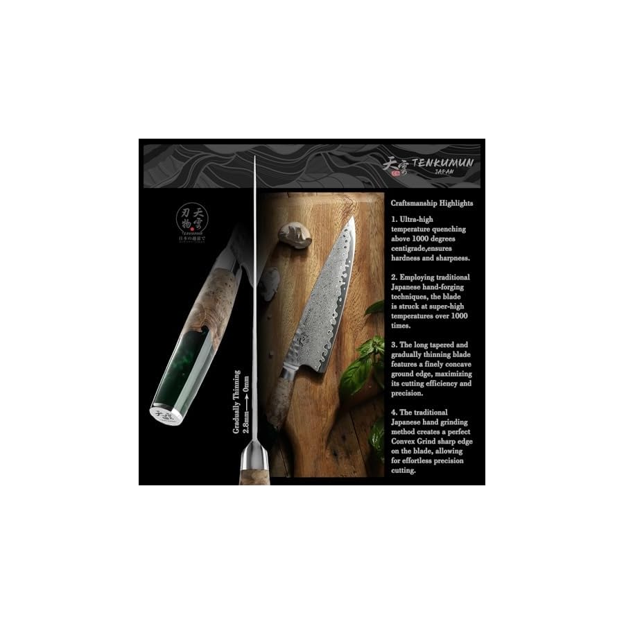 Japanese-Gyutou-Pro-Handcrafted-8-inch-Chef-Knife-Handmade-Forged-Knife-Japan-VG-10-MAX-Damascus-Steel-Kokoro-ser-with-Wood-Handle Japanese Gyutou Pro. Handcrafted 8 inch Chef Knife Handmade Forged Knife Japan VG-10 MAX Damascus Steel -Kokoro ser. with Wood Handle