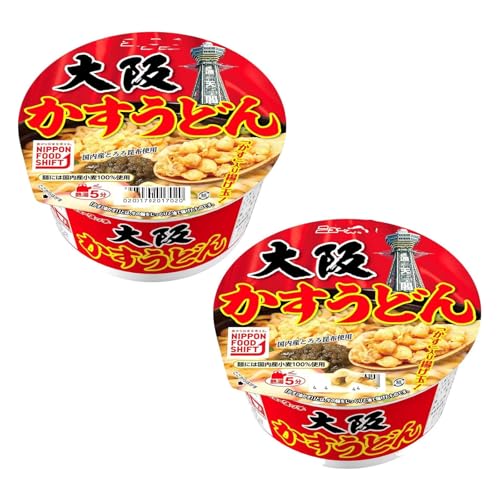 ヤマ ダイ 大阪かすうどん 2個 国内産 とろろ昆布 かす入り揚げ玉 カップ麺 ご当地うどん
