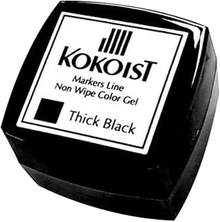 KOKOIST 马克笔 LINE 彩色啫喱 ML-02 2.5克 黑色凝胶指甲油 克 (x 1)