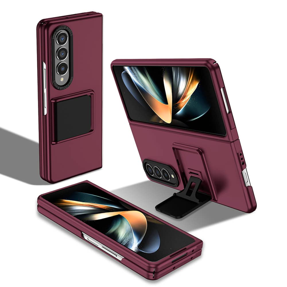 Coque Galaxy Z Fold 4 de qualité premium avec béquille robuste violet - 8