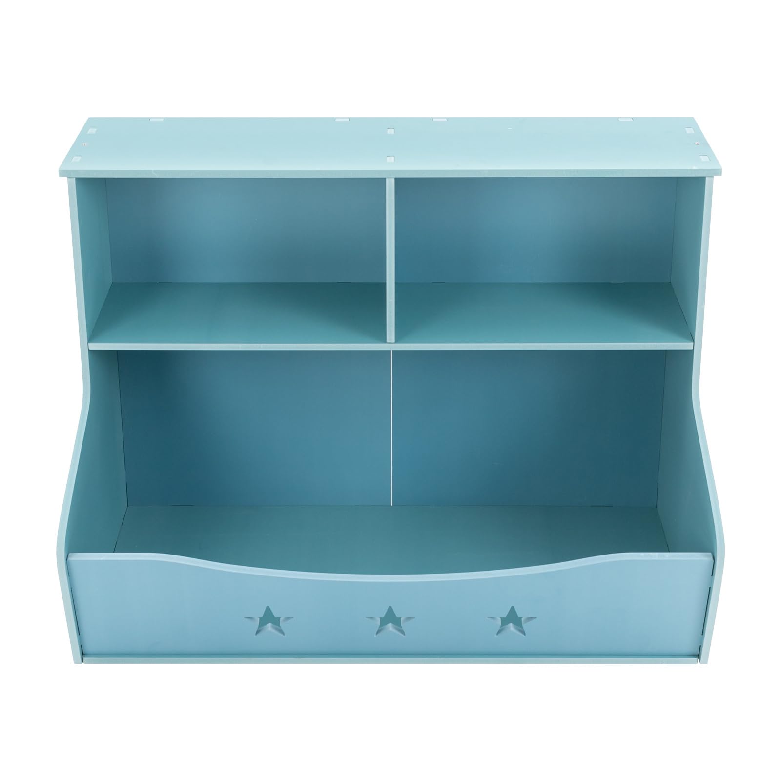 Kinderzimmerregal, Spielzeug-Organizer, Aufbewahrungsregal für Kinder, Aufbewahrungsboxen, Spielzeugregal, Spielzeug-Organizer für Kinderzimmer Kindergarten, 79 * 36.5 * 61.5cm (Hellblau)