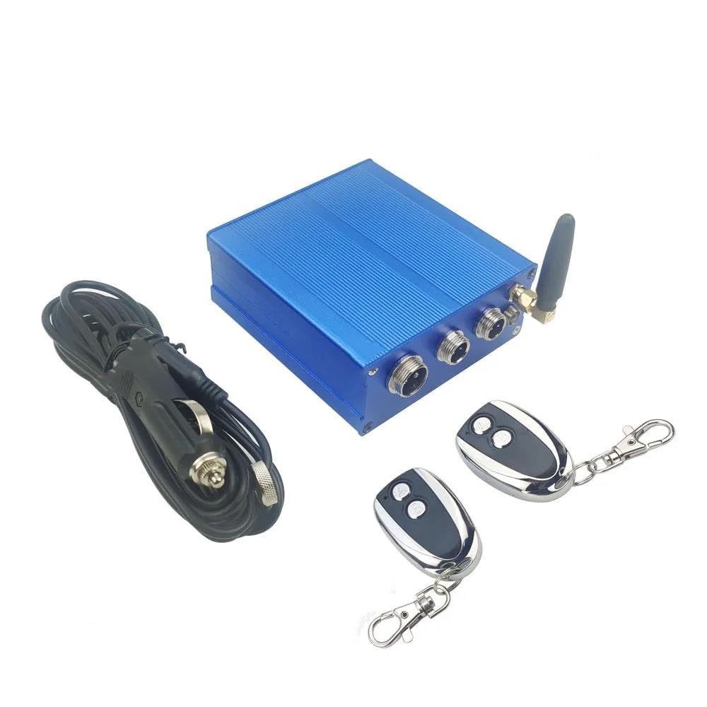 Terminali di scarico per auto Silenziatori Elettrici Con Valvola Variabile Per Tubo Scarico Pulsante Del Telecomando Forma A T Universale In Acciaio Inossidabile Uno In Due Fuori Terminale Scarico Aut