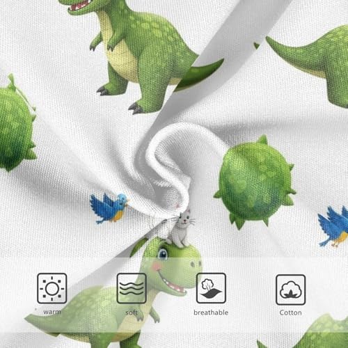 Joisal Funny Dinosaur Cats Birds Girl Panties Cute Toddlers Underwear Floral Cotton Pattern Underpants Briefs 2t3