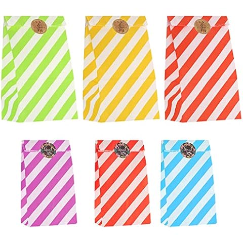 30 Piezas Bolsas de Papel para Fiestas con Pegatinas de Sellado Cover