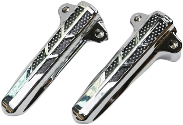 Motorcycle Acsessories Front Lower Fork Leg Slider Covers for Harley Touring Road King Street Glide Ultra Limited FLHT FLHX FLHR 2014-2022 (Chrome)