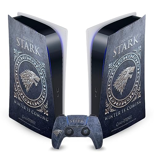 Skin PS5 Digital Game of Thrones autocollant Stark pour une déco de salon gaming immersive