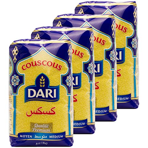 Dari - Couscous Mittel - Kuskus aus Marokko im 4er Set á 1 kg