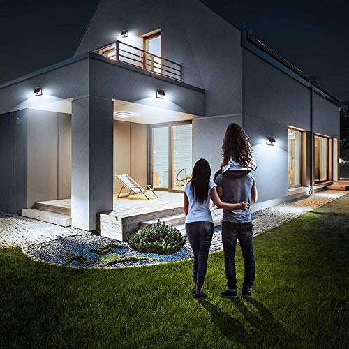 Luminária Energia Solar Parede 40 Led Sensor Presença 3 Funções Lampada