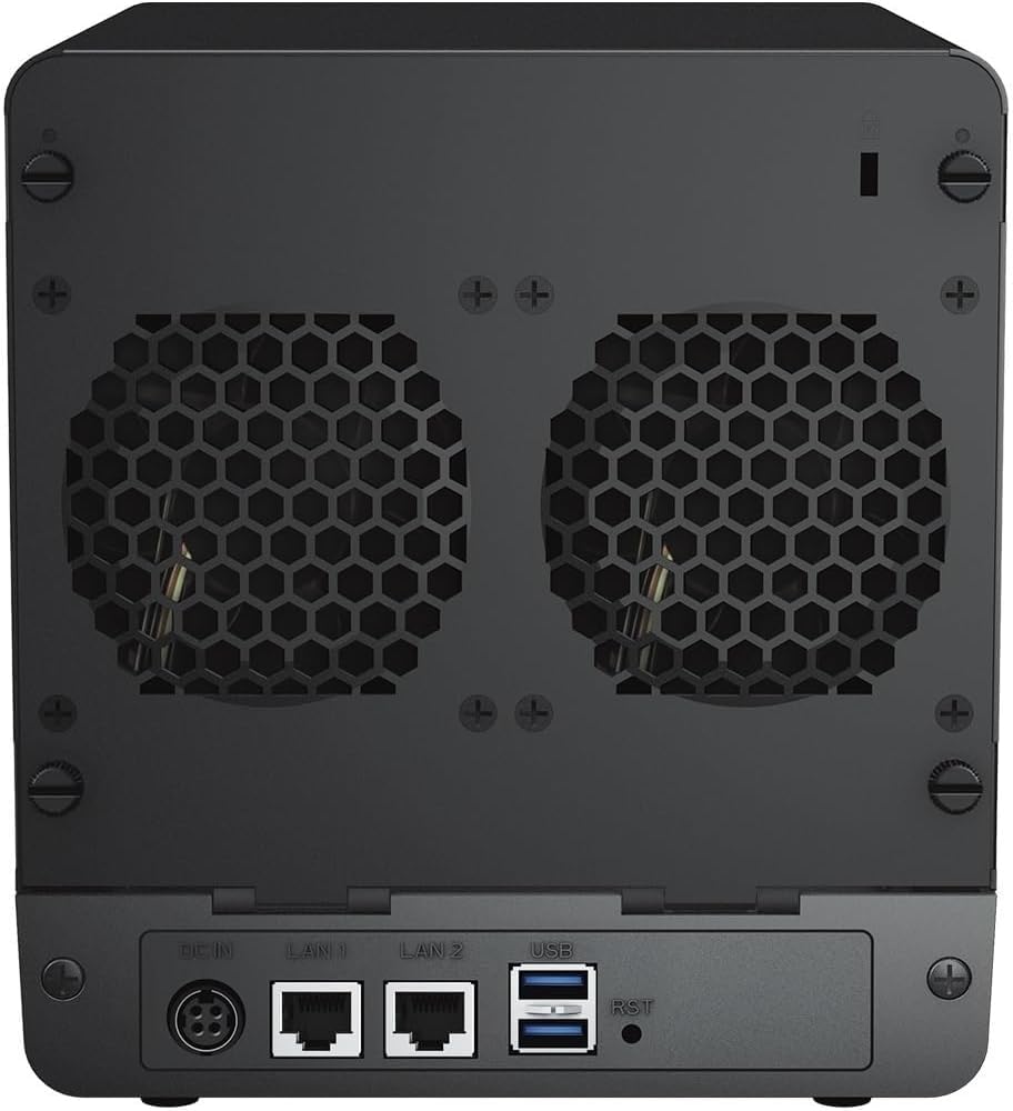 Synology DS423 4-Bay Diskstation NAS (Realtek RTD1619B 4-Core 1.7 GHz 2GB DDR4 Ram 2xRJ-45 1GbE LAN-Port) 16TB Bundle mit 4 x 4 TB Seagate IronWolf NAS HDDs (ST4000VN006)