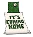 Produktbild COMING HOME Fanartikel Bettwäsche Linon für Fussballfans mit Reißverschluss
