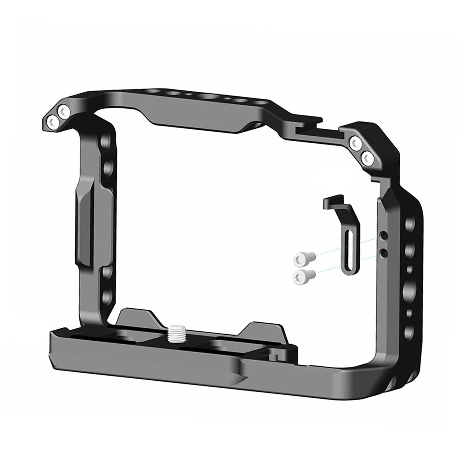 Cage légère pour appareil photo reflex numérique de qualité aéronautique - Système de montage universel pour équipement de photographie professionnel, studio, utilisation en extérieur