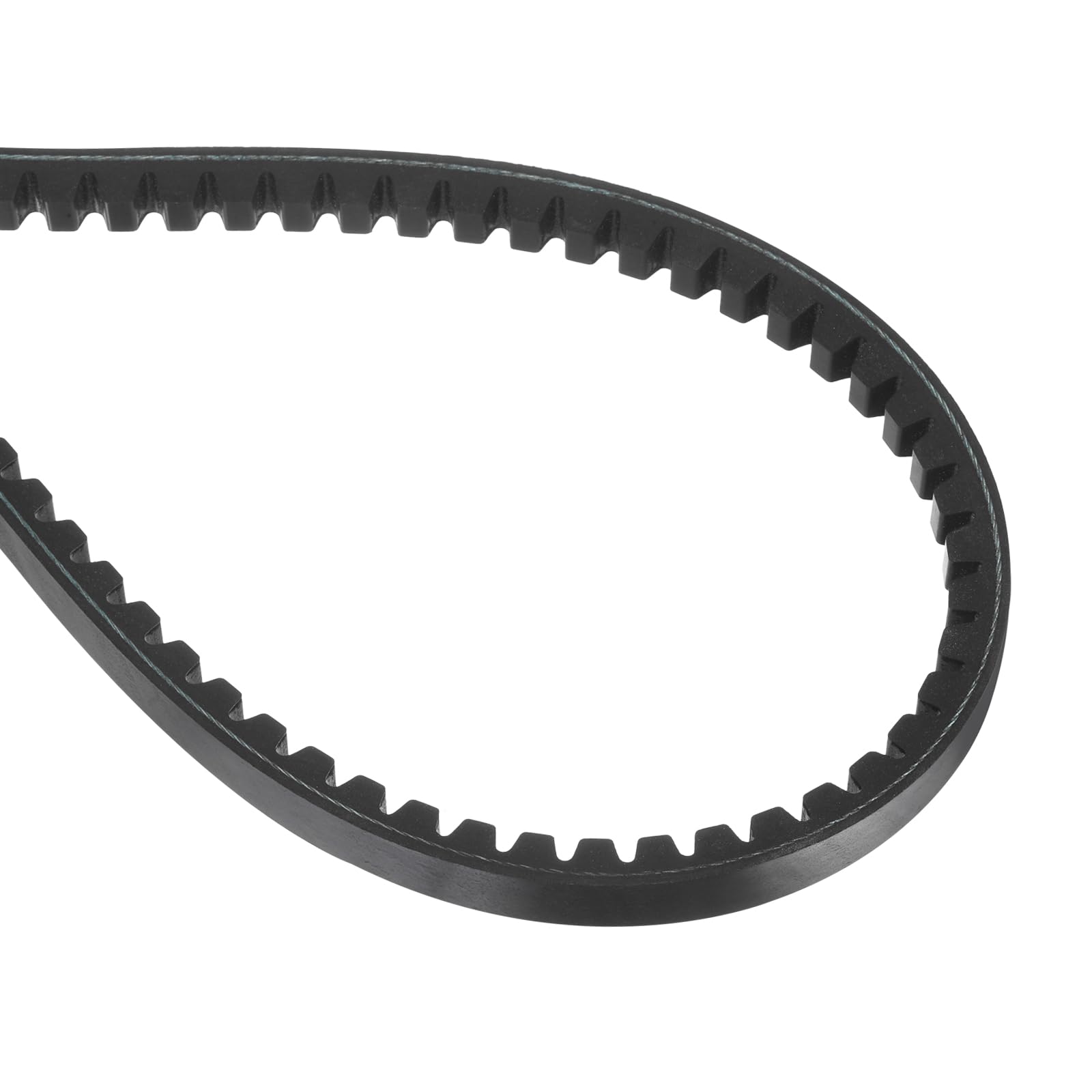 uxcell BX76 EPDM V-Belt, Raw Edge Cogged Industrial Rubber V Belt 0.67" Width x 76" Inside Circumference