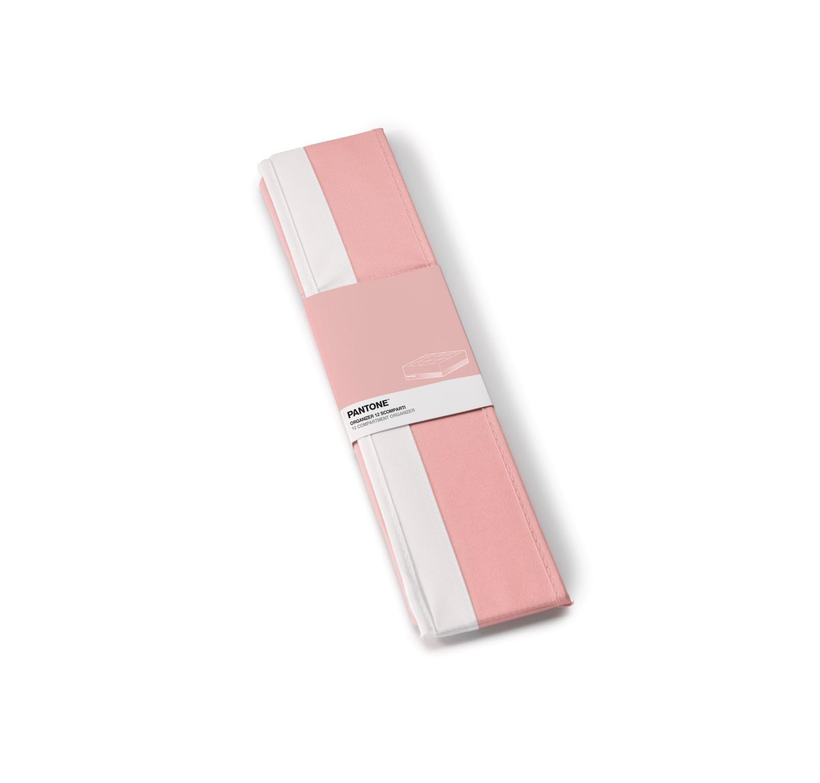 PANTONE organizer do szafy i szuflad, 1 sztuka, 12 przegródek na bieliznę, organizer szuflad łazienkowych, do sypialni, organizer do szafy i szuflad, składany 32 x 22 x 10 cm