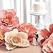 Cholemy 24 Pcs Tissue Paper Flowers, Crepe Paper Flowers Decorations 8