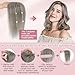 SEGO Pro Hair Toppers for Women Real Human Hair with No Bangs 3.1×3.9 Inch Silk Base Clip-In Topper Natural Looking Hairpieces for Women（8 Inch,Light Grey）