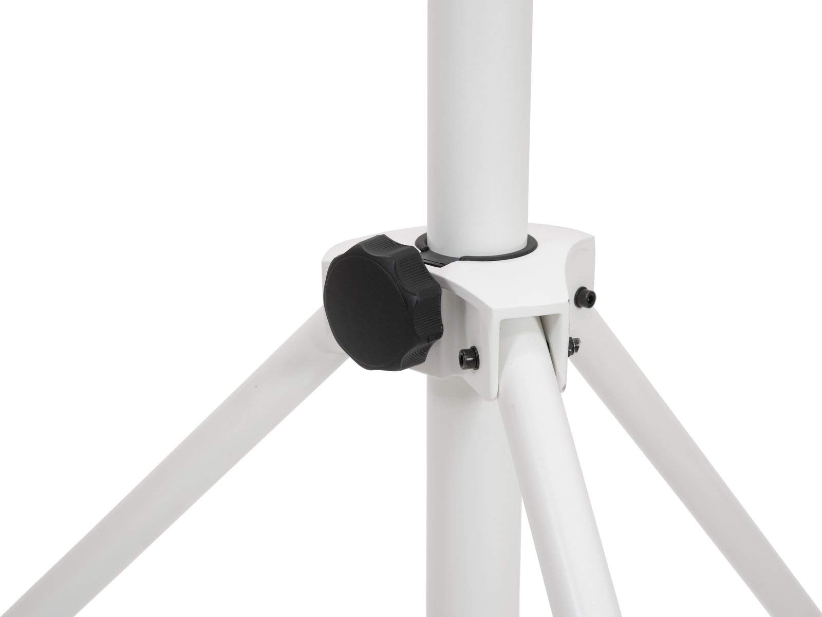 EUROLITE STV-60-WOT EU Stahlstativ weiß | Lichtstativ mit Querträger, Made in EU, Maximallast 30 kg, Höhe 150-315 cm